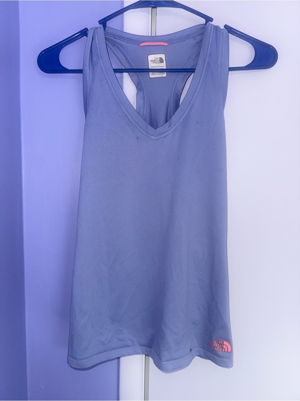 The North Face Lavender V-Neck Racerback Tank